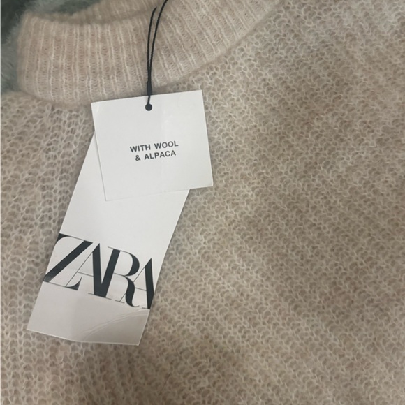 ZARA ALPACA WOOL LONG SLEVE SWEATER - Picture 2 of 3